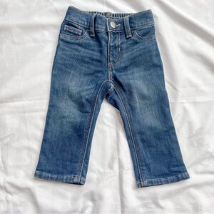 Old Navy Dark Denim Elastic Wait Jeans Size 6-12 Months